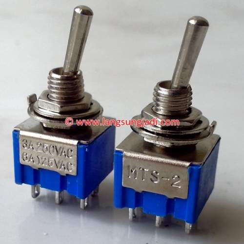 DPDT Toggle Switch ON-ON, MTS-2
